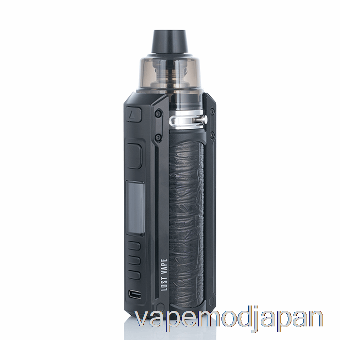 VAPE MOD ロストベイプ URSA クエスト 100W ポッド MOD キット ブラック / エンボスレザー